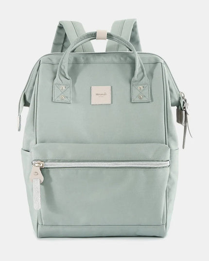 Himawari Water Resistant Canvas Backpack Bag with Side Pockets Gum Leaf One Size