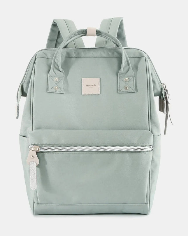 Himawari Water Resistant Canvas Backpack Bag with Side Pockets Gum Leaf One Size