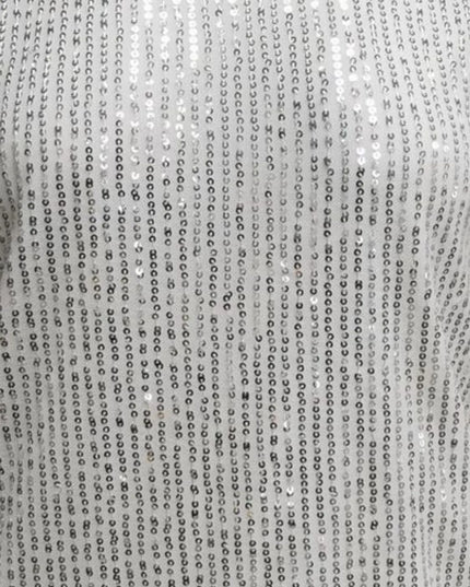 V-Neck Sequin Cap Sleeve Top