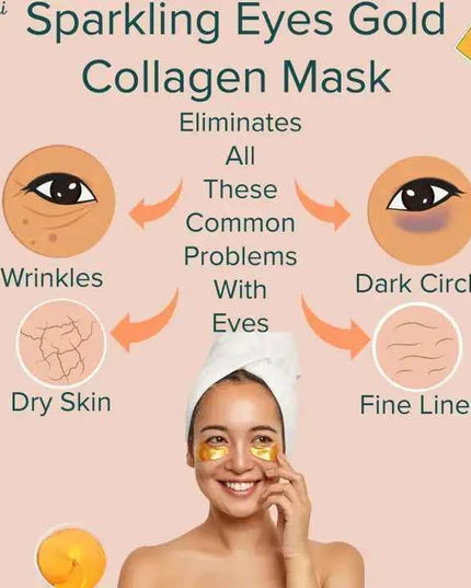 Ammuri Sparkling Collagen Gold Eyes Mask Under Eye Patches A