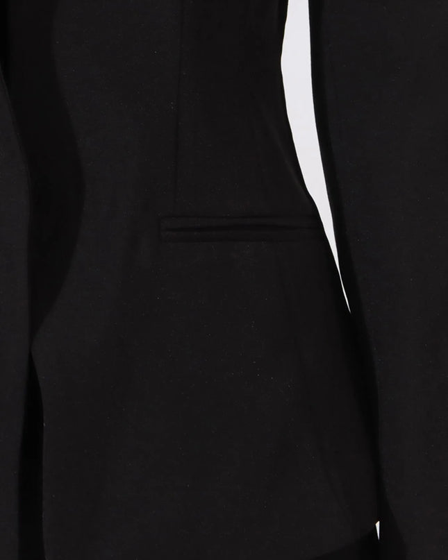 Ruffled Cold Shoulder Long Sleeve Outerwear