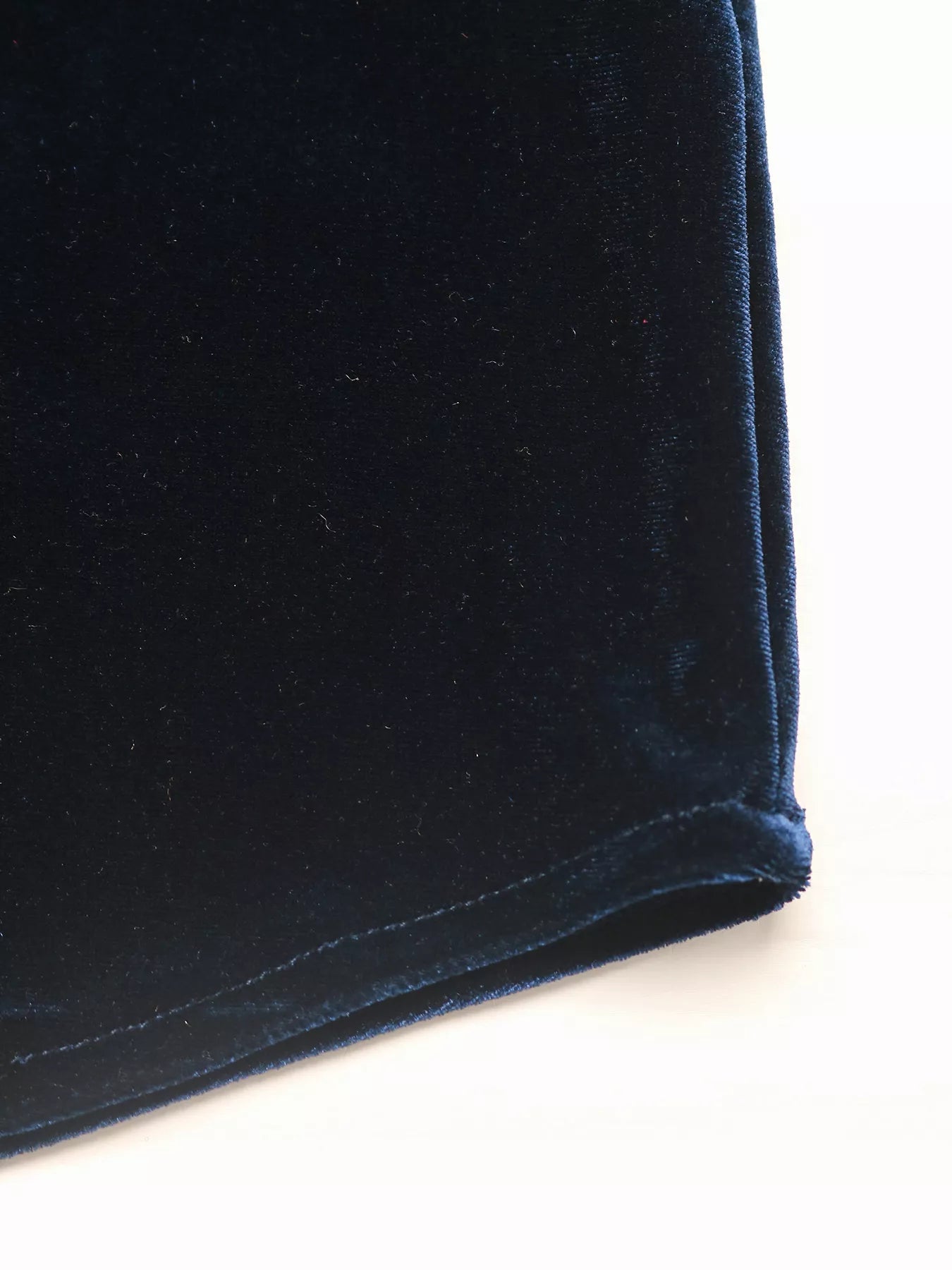 Velvet Button Front Long Sleeve Blouse