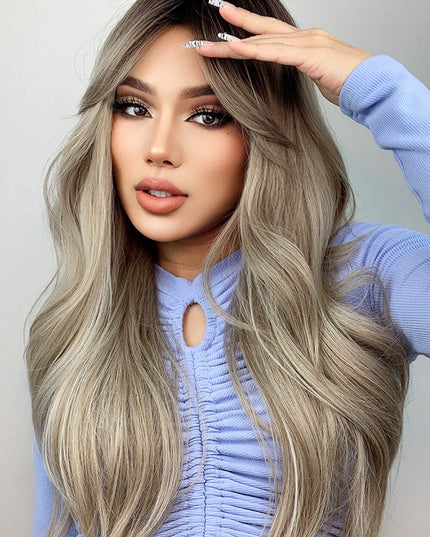 Full Machine Long Wave Wigs 26'' 