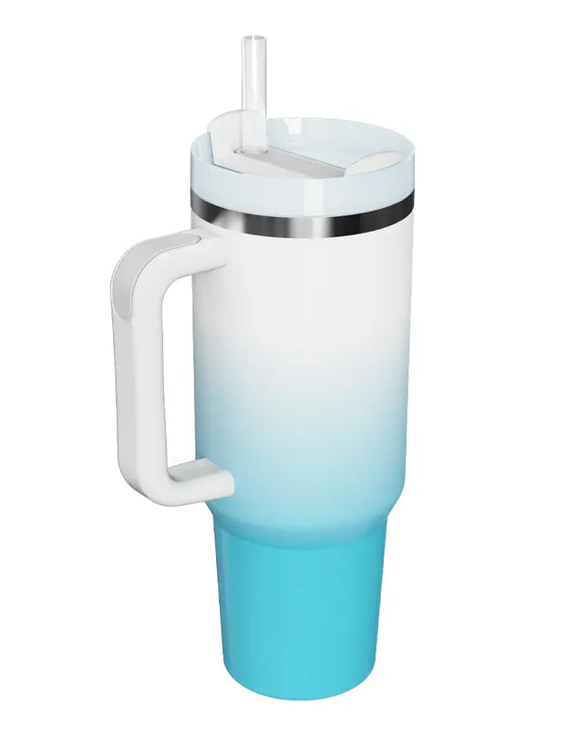 Gradient Stainless Steel Tumbler Aqua One Size