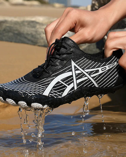 Elastic Lock Laces Mesh Breathable Hike Footwear 