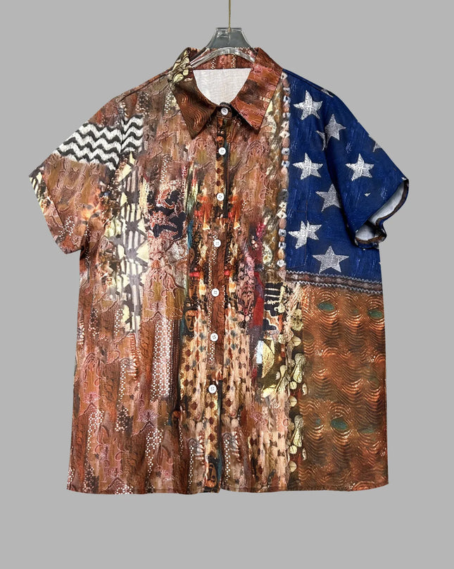 Button-Up Short Sleeve Shirt