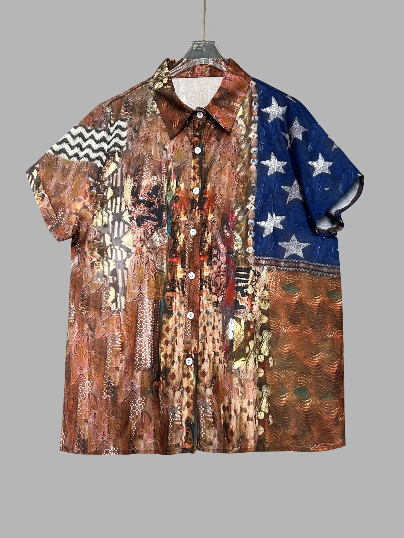 Button-Up Short Sleeve Shirt