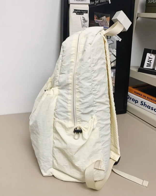 Drawstring Nylon Backpack Bag