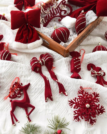 Christmas Velvet Hanging Ornament