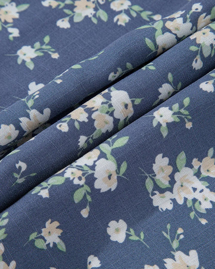 Floral Spaghetti Strap Frilled V Neck Tiered Midi Dress