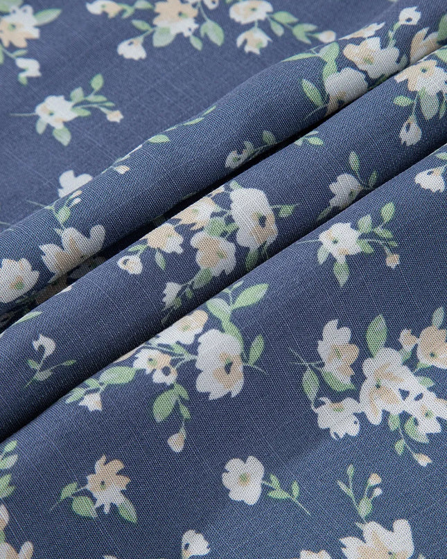 Floral Spaghetti Strap Frilled V Neck Tiered Midi Dress