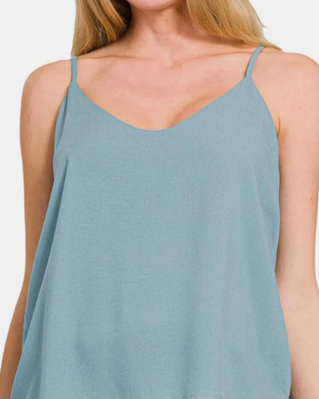 Zenana Two Layered Spaghetti Strap Cami