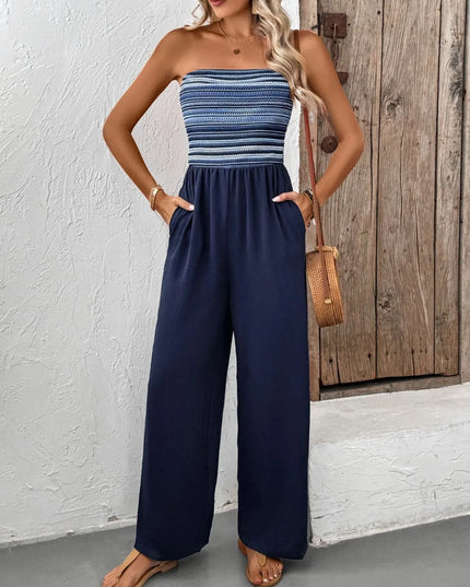 Tube Wide Leg Jumpsuit