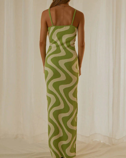 Spaghetti Strap Maxi Sweater Dress