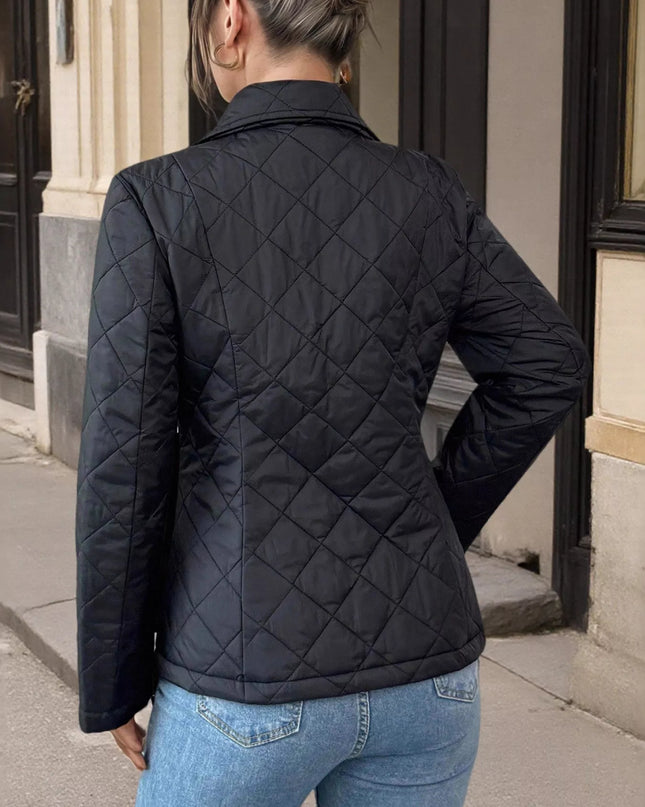 Quilted Button Up Outerwear