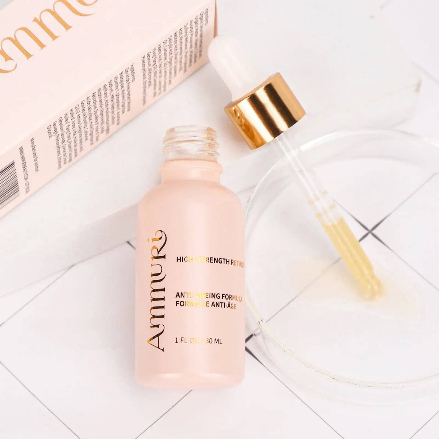 High Strength Retinol 3.5% Serum, Face Lift Cell Renew Retinol Serum, Age Perfect Anti-Oxidant Anti Aging Face Serum - Unisex Skin Care Acne Formula - 30ml
