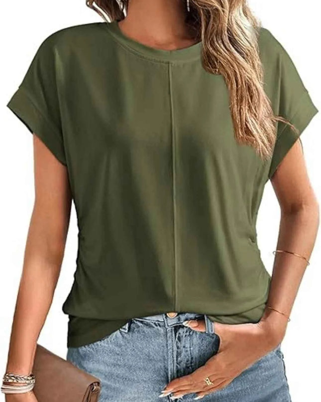 Round Neck Short Sleeve T-Shirt