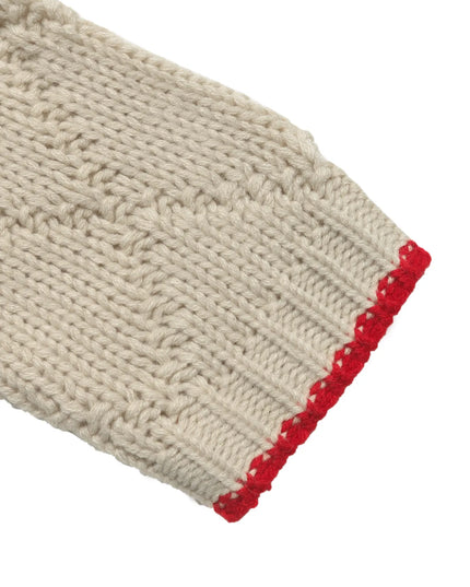 Fish Pattern Round Neck Sweater