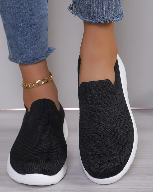 Breathable Round Toe Mesh Slip-On 