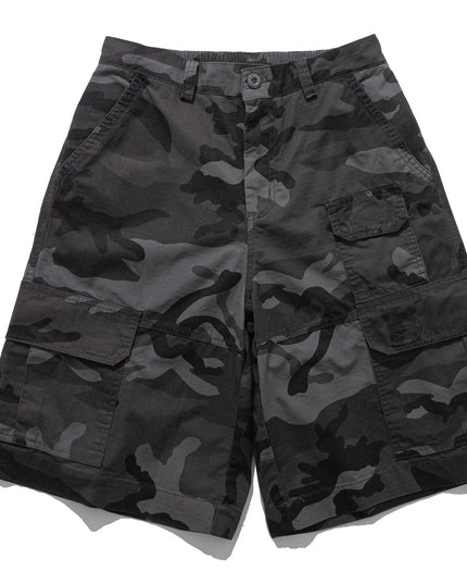 Men's Camouflage Cargo Shorts Gray Camouflage