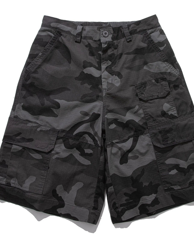Men's Camouflage Cargo Shorts Gray Camouflage