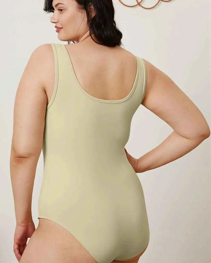 Basic Bae Full Size Square Neck Sleeveless Bodysuit