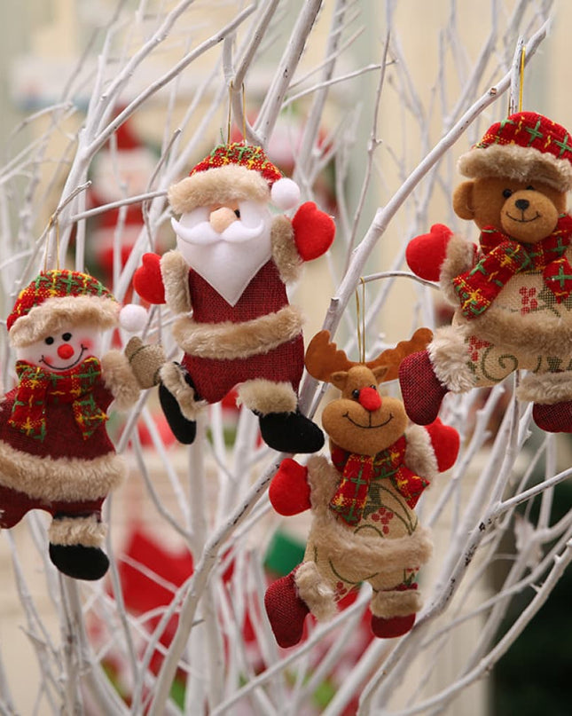 4-Piece Christmas Hanging Widgets