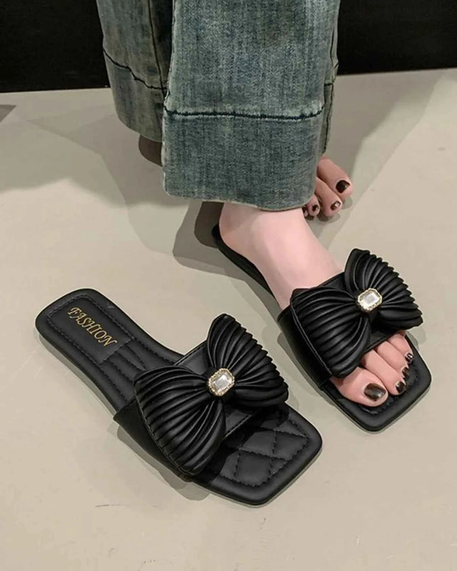 Bow-Knot Flat Sandals