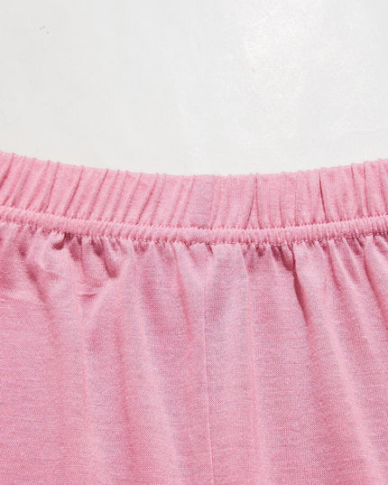 V-Neck Lace Trim Slit Cami and Pants Pajama Set