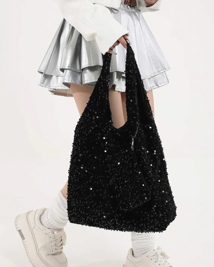 Sequin Polyester Handbag 