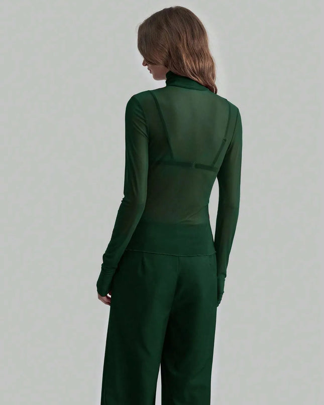 Turtleneck Long Sleeve Top