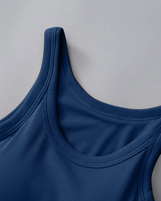 Round Neck Tank with Bra