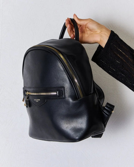 David Jones PU Leather Backpack