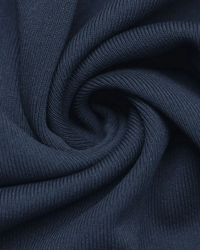 Long Sleeve Button Front Fitted T-Shirt