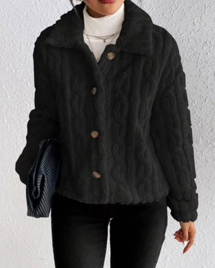 Cozy Fleece Button-Up Outerwear