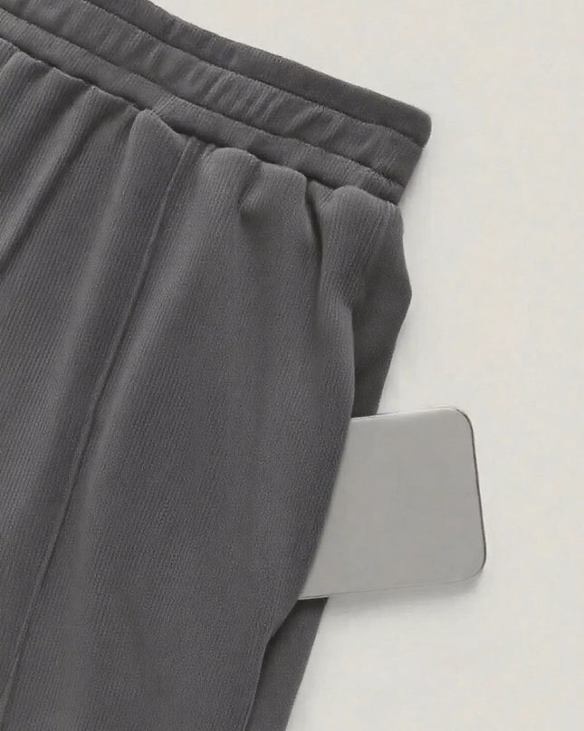 Side Tie Round Neck Tank and Pants Set