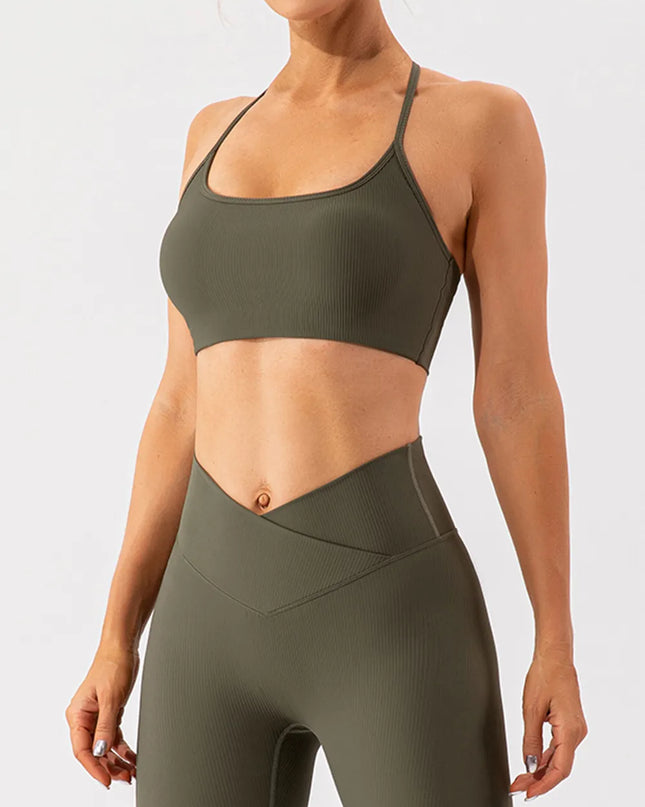 Spaghetti Strap Active Bra 