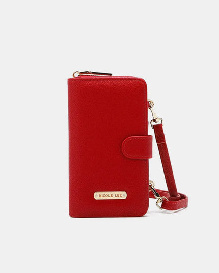 Nicole Lee USA 2 Piece Phone Case Crossbody Wallet 