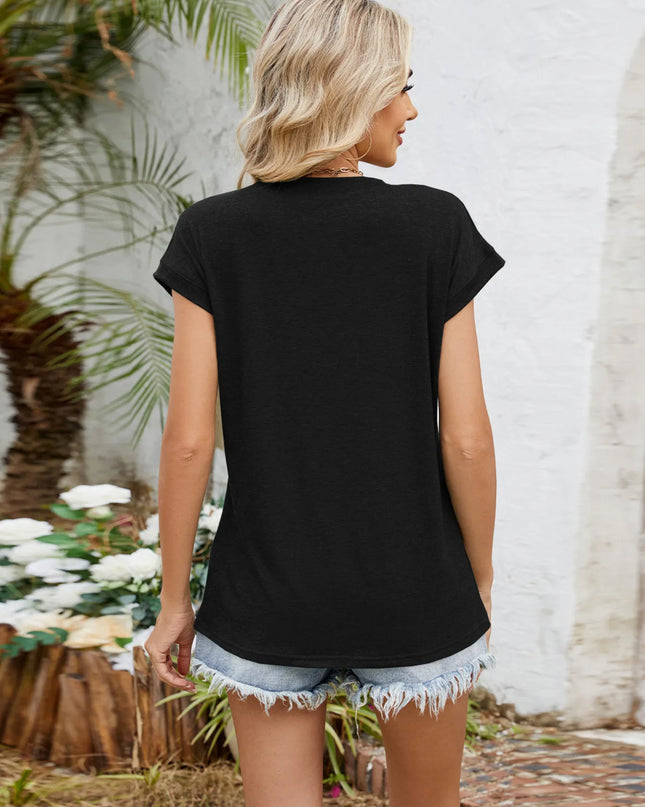 Relaxed Fit V-Neck T-Shirt