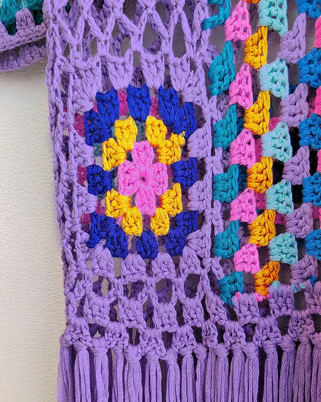 Fringe Tied Long Sleeve Cardigan