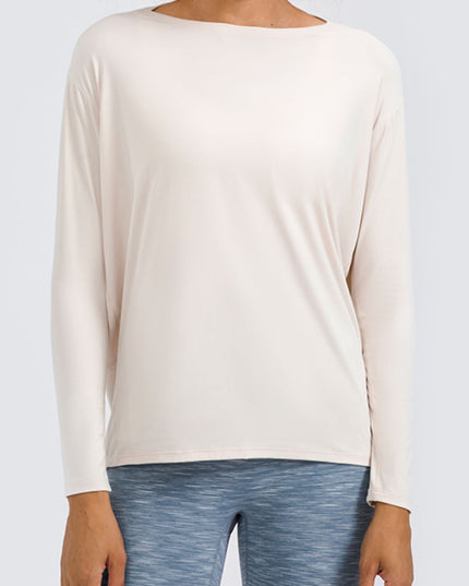 Millennia Loose Fit Active Top Cream