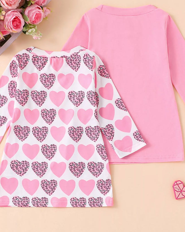 Children's 2 Piece Long Sleeve T-Shirt Set