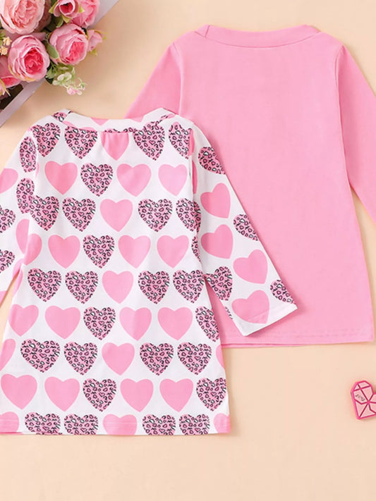 Children's 2 Piece Long Sleeve T-Shirt Set