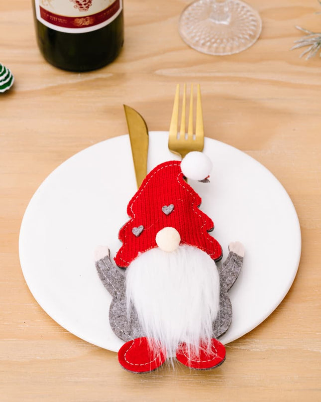 3-Piece Faceless Gnome Cutlery Holders