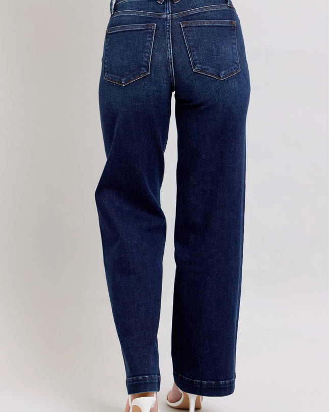 Judy Blue High-Waisted Wide Leg Jeans
