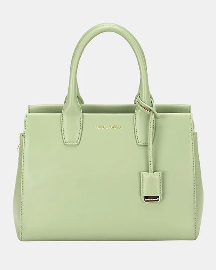 David Jones PU Leather Handbag Apple Green One Size