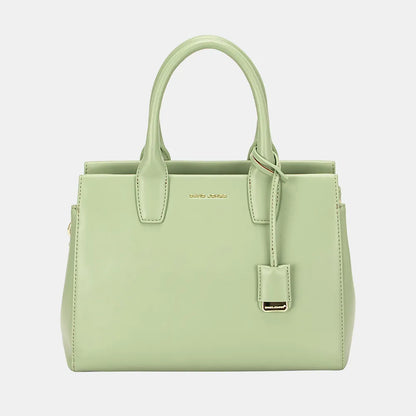 David Jones PU Leather Handbag Apple Green One Size