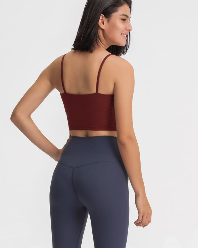 Millennia Feel Like Skin Scoop Neck Sports Cami