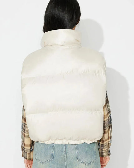 Zip Up Vest Coat with Pockets