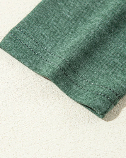 Asymmetric Seam Detail Long Sleeve Top